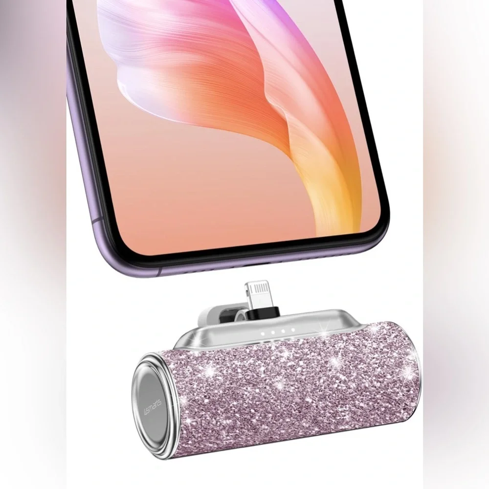 Mini Bling Portable Charger for Iphone
